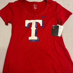 NWT Women Nike Texas Rangers T Medium